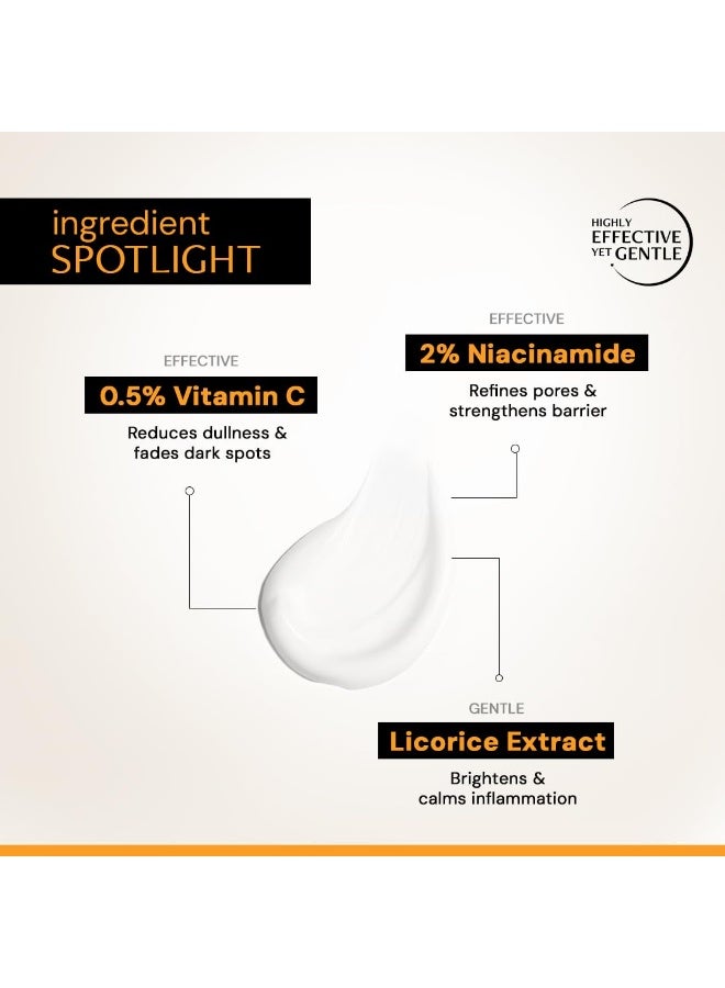 Deconstruct Brightening Face Wash with 0.5% Vitamin C + 2% Niacinamide|For Glowing & Bright Skin|Non-Drying & Non-Irritating Formula|Fades Dark Spots|All Skin Types | Facewash for Men & Women | 100ml - Image 4